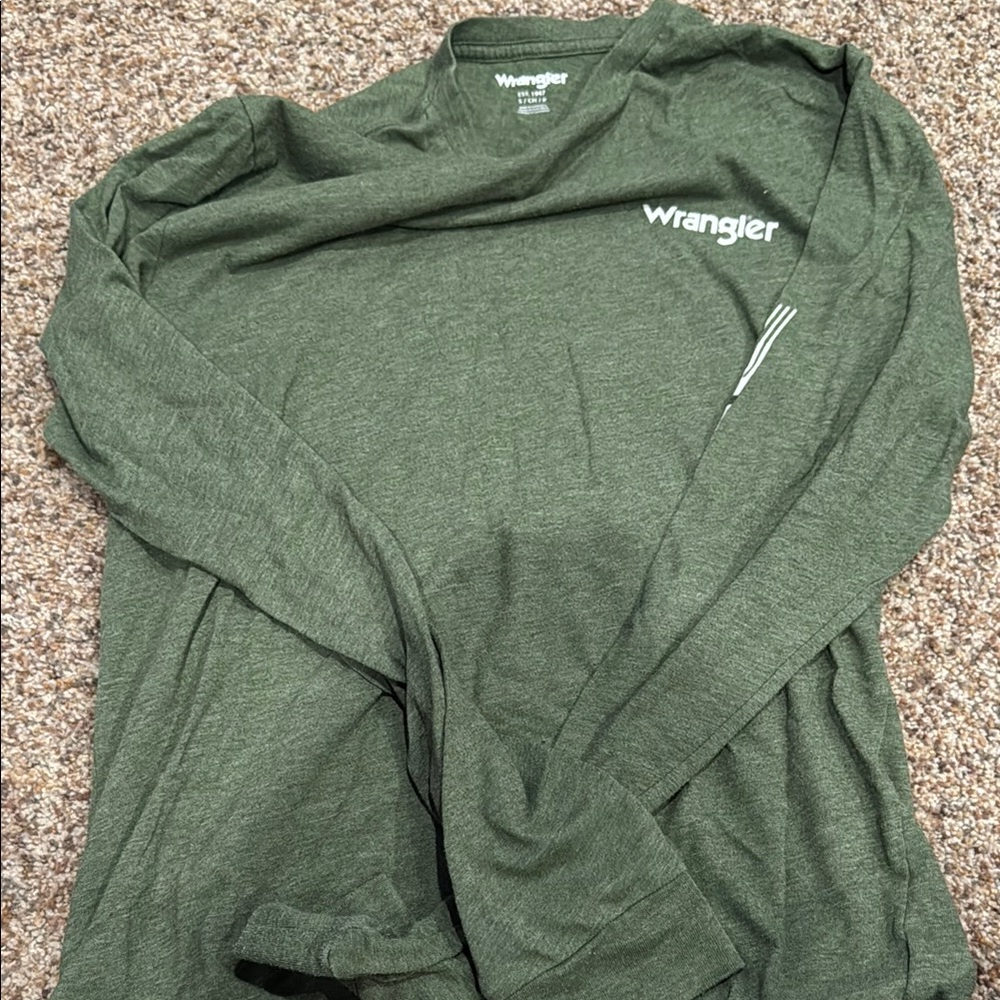 Wrangler Green Long Sleeve Shirt